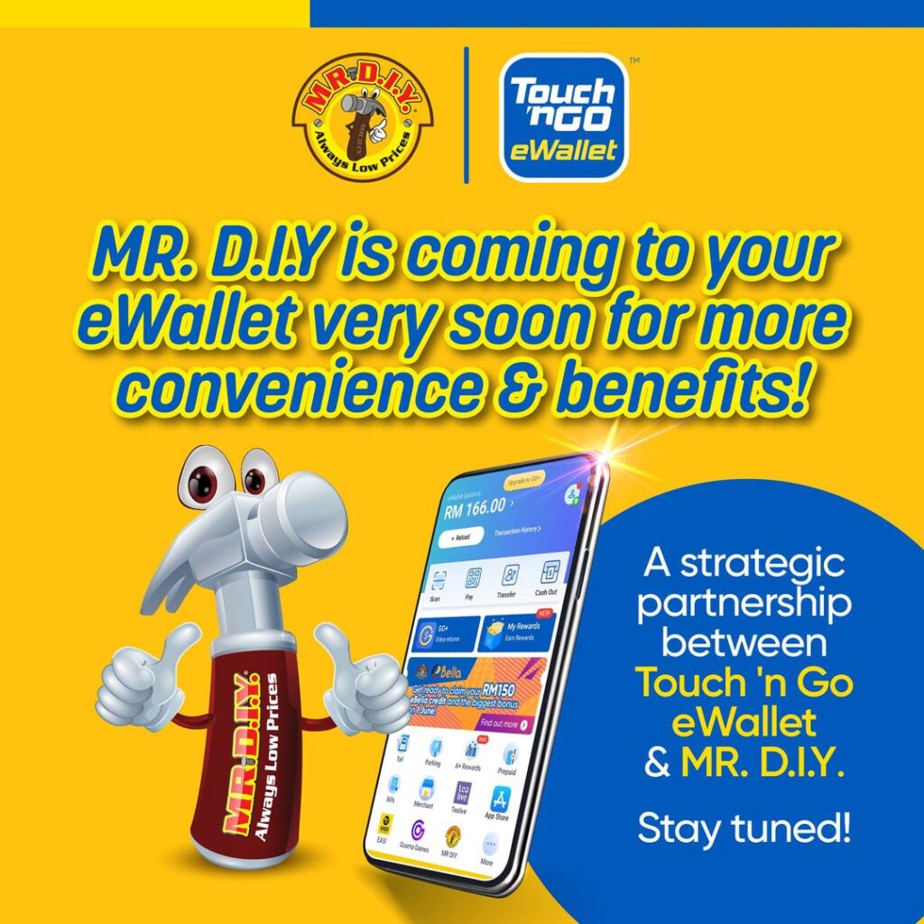 Mr. DIY touch n' go e-wallet