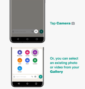 how to use WhatsApp view once