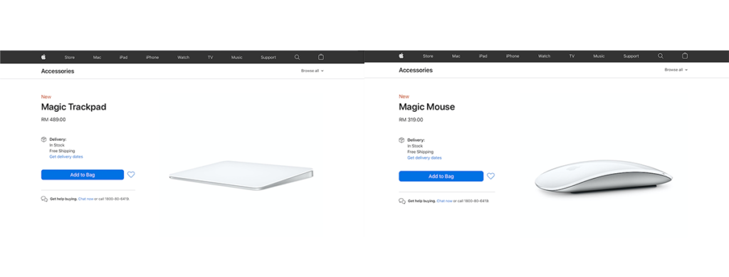 apple magic keyboard and mouse