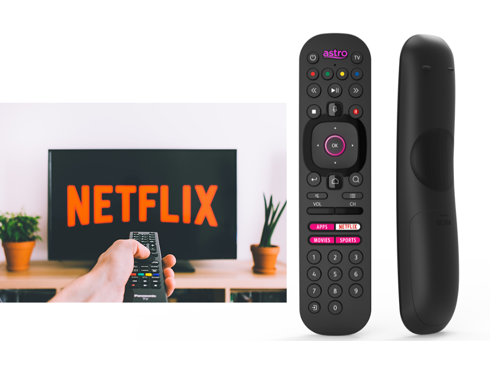 astro new Netflix remote