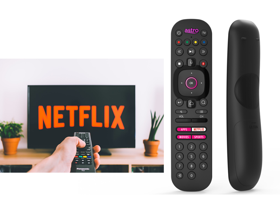 Astro adds Netflix button on its Ultra Box remote control - SoyaCincau