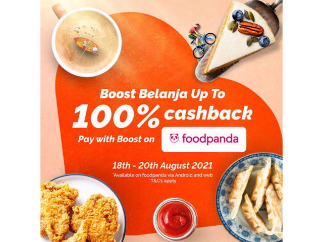 foodpanda boost 100% cashback