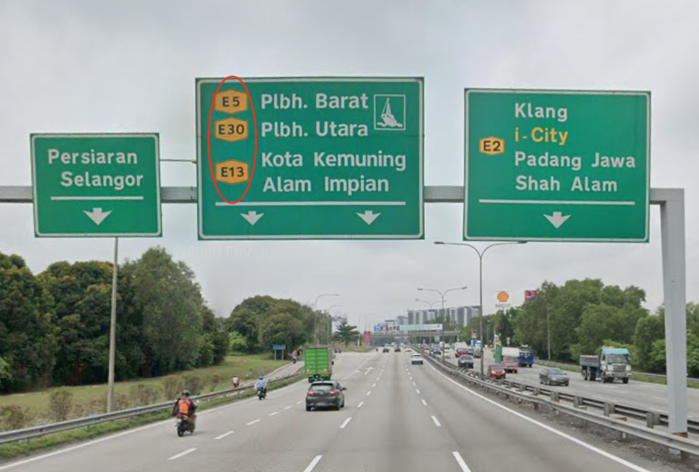 meanings of roads signs in Malaysia