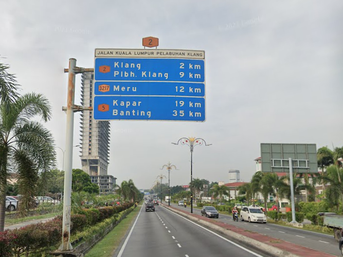 meanings of roads signs in Malaysia