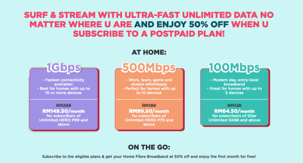 u mobile home fibre broadband plan