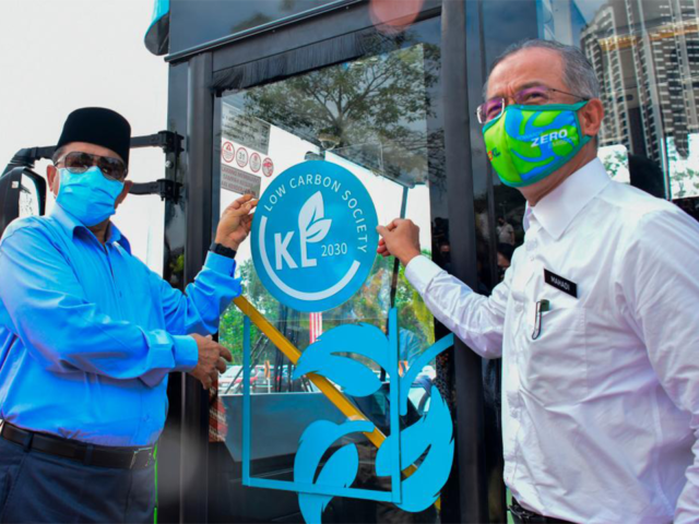 GoKL Free Bus Service launch BEV with Datuk Seri Shahidan Kassim