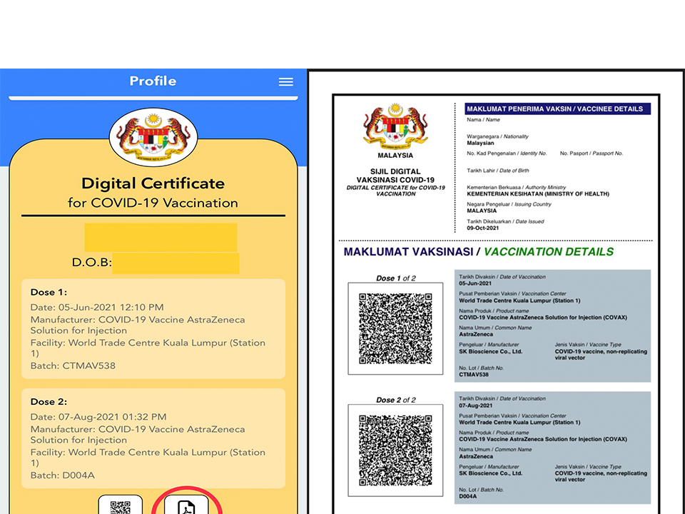 How To Download & Print Covid-19 Vaccination Certificate: MySejahtera