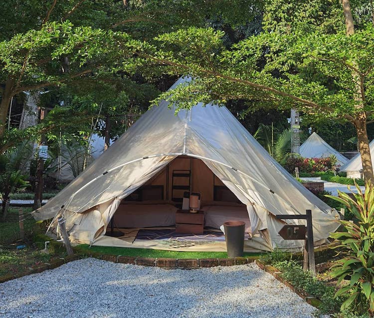 best place for glamping in malaysia