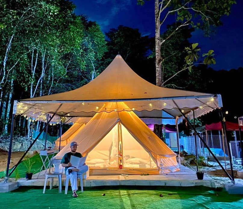 top glamping sites in malaysia