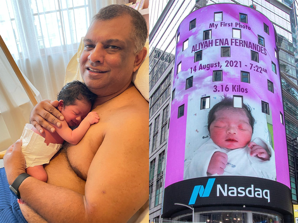 Tony Fernandes newborn daughter 