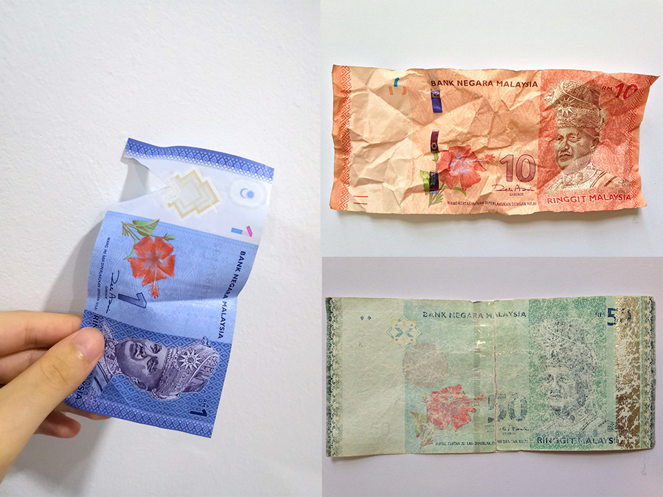 Exchange Damaged banknotes at Bank Negara Malaysia 