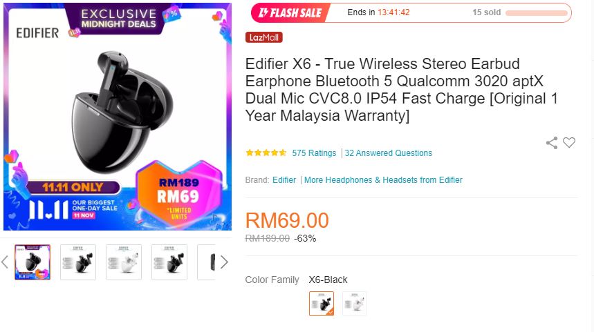 11.11, lazada