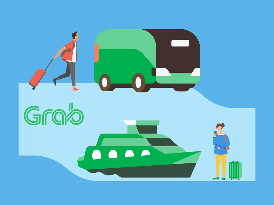 grab bus and ferry 