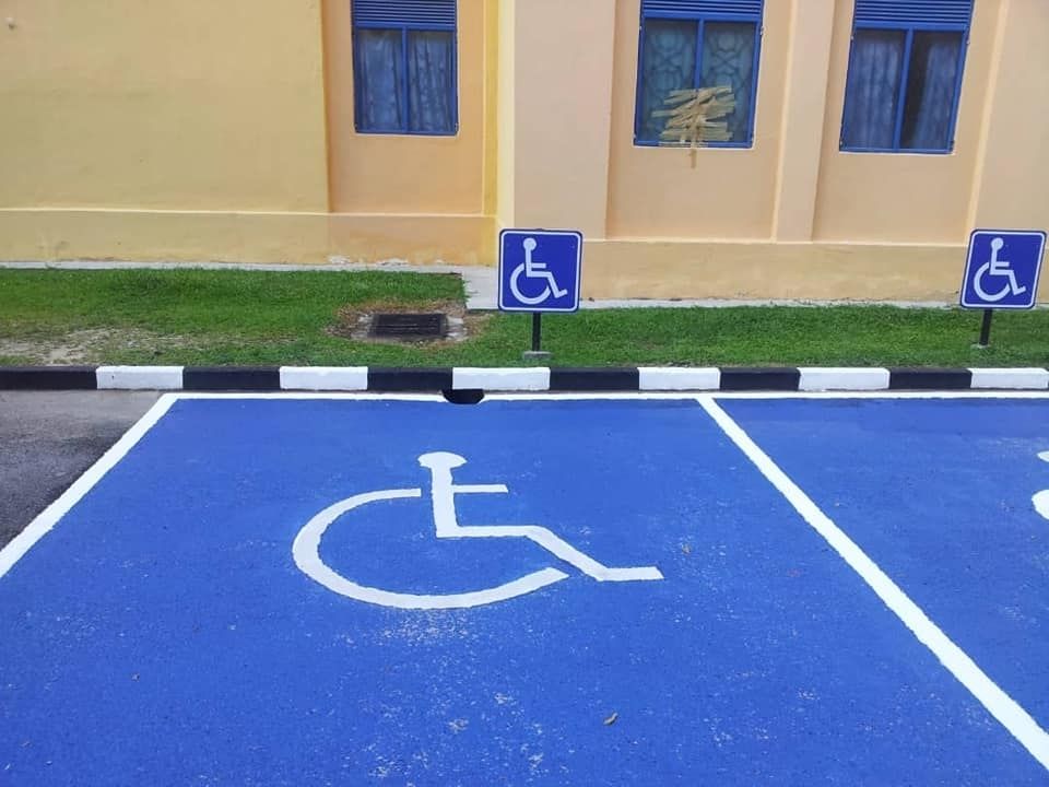 parking space for the disabled