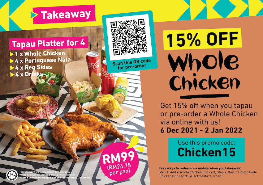 Nando's Malaysia takeaway