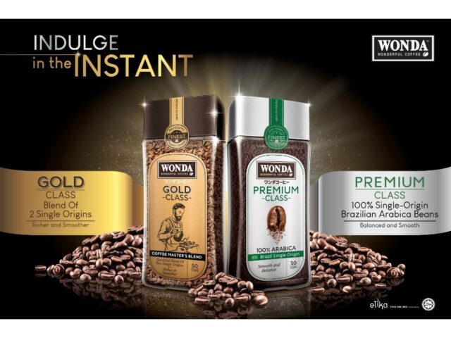 Wonda coffee premium and gold