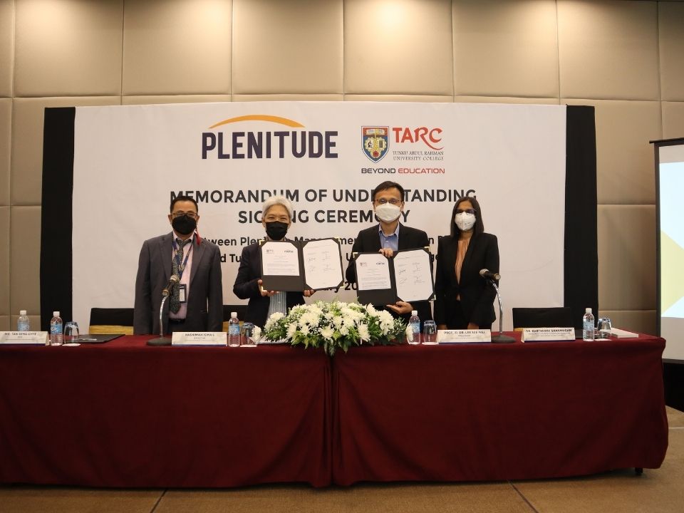 Plenitude signs MOU with TAR UC