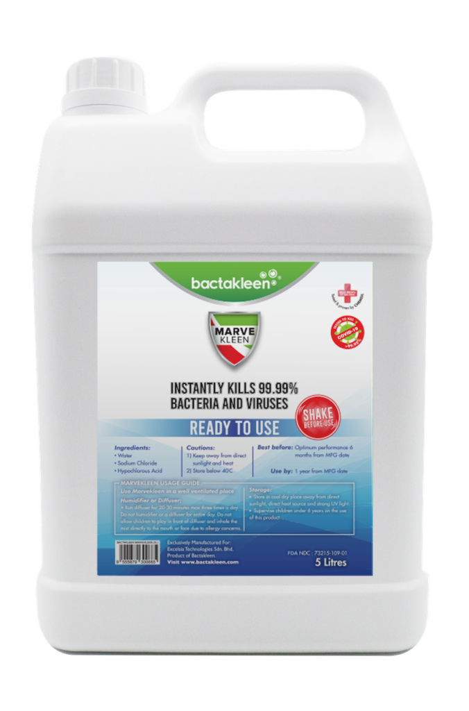 bactakleen Marvekleen disinfectants