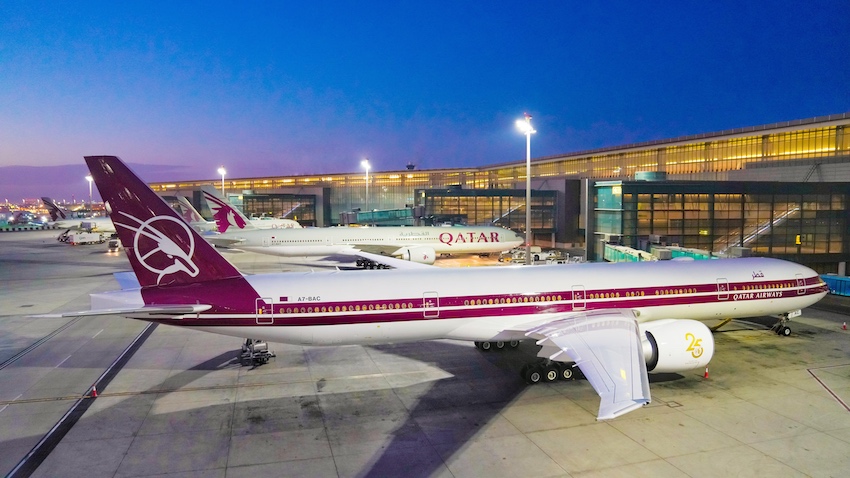 qatar airway flight