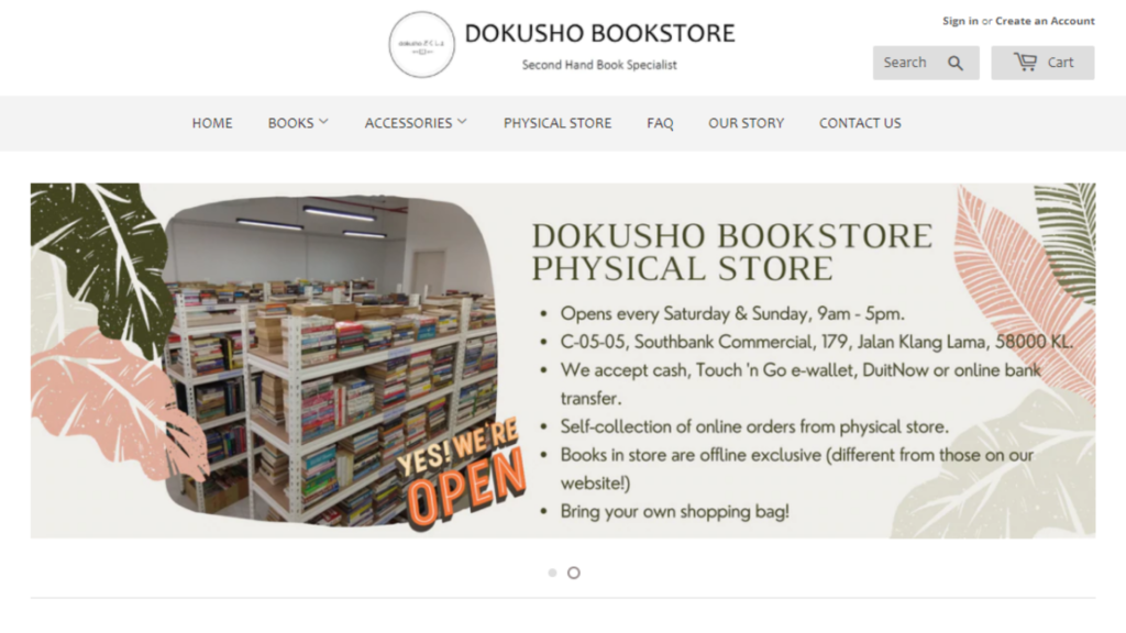 Dokusho Bookstore