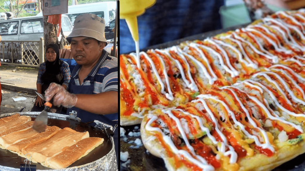 Roti John usually sold in Ramadan bazars