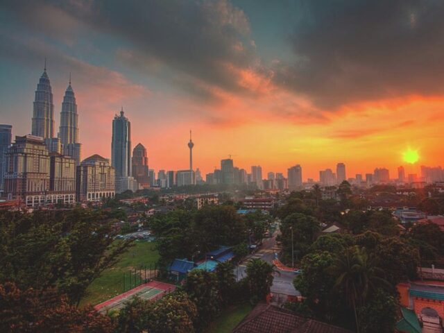 Sunset view in KL