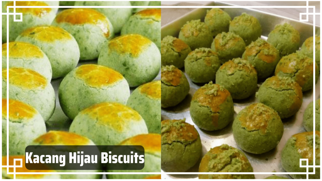 Kacang Hijau Biscuits is a traditional kuih