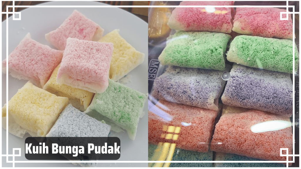 Kuih Bunga Pudak is a traditional kuih