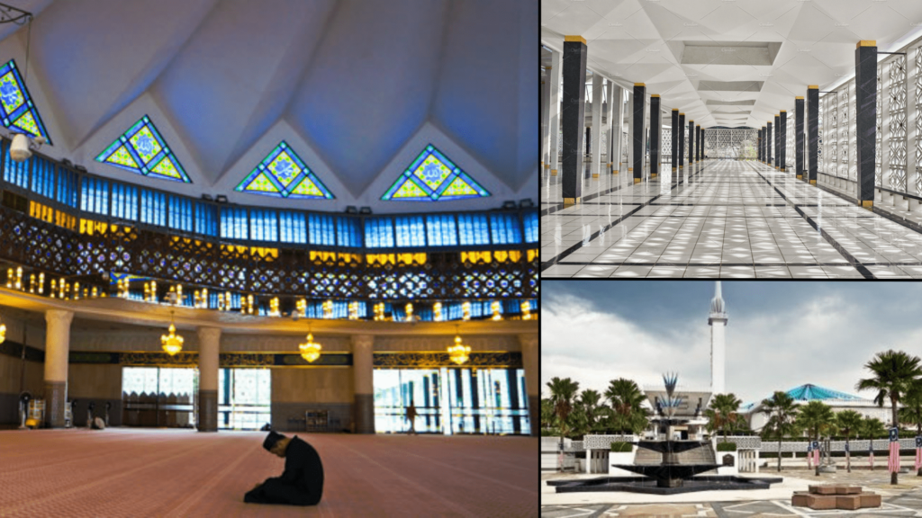 The National Mosque is a must-go mosque if you are in Klang Valley