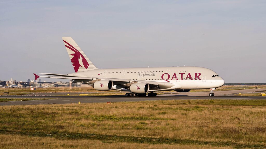 Qatar Airways aeroplane