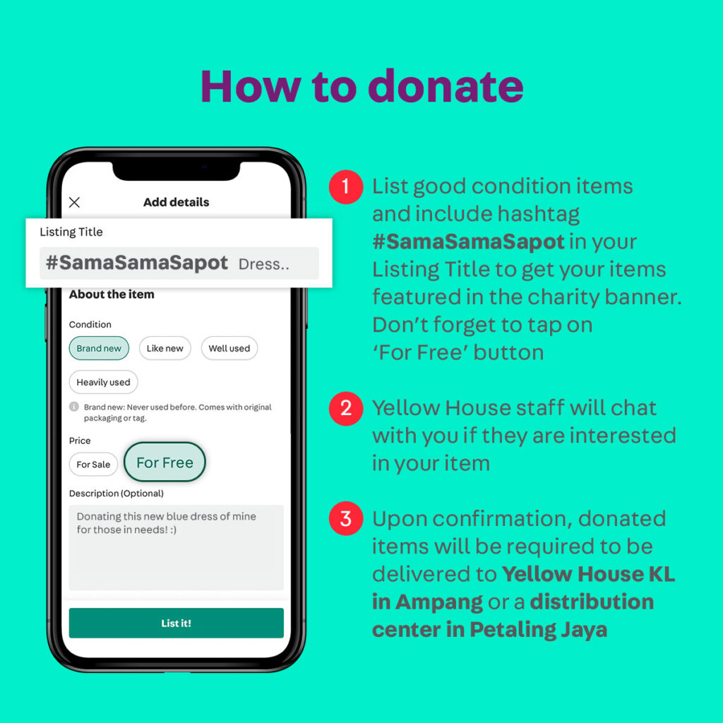#SamaSamaSapot - How To Donate?