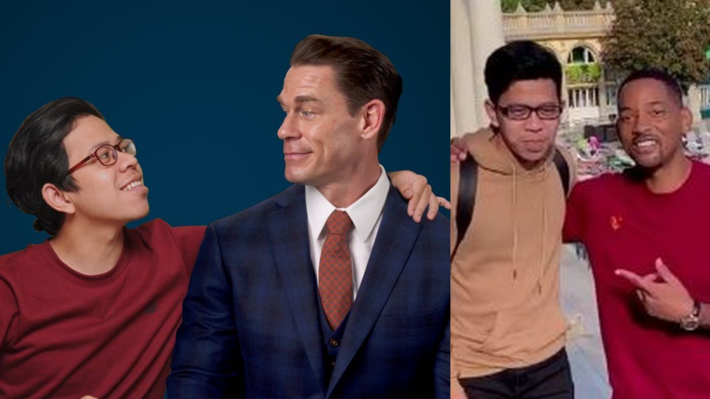 Sofyank with John Cena and Will Smith