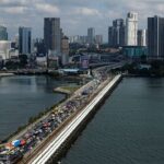 Toll plaza Malaysia-Singapore border