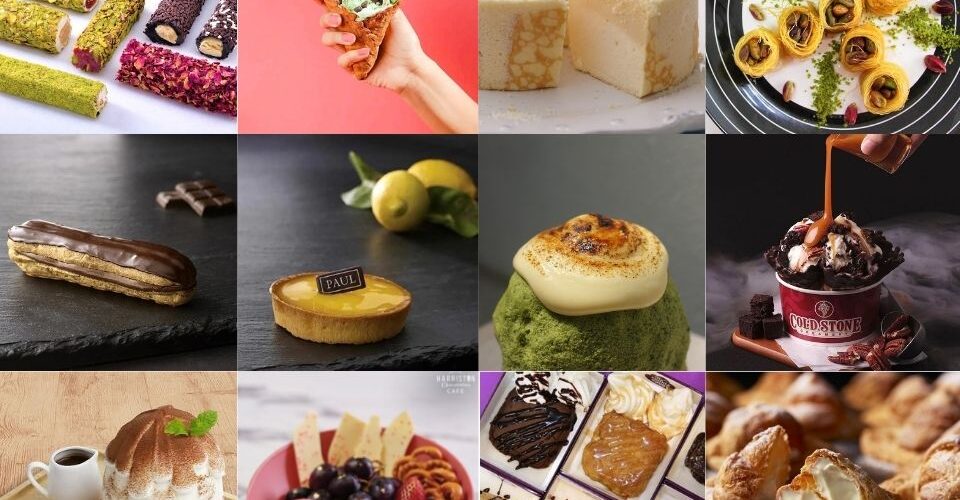 Assorted desserts at Pavilion KL