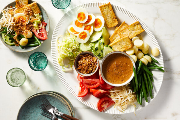 unique dishes hari raya - gado-gado