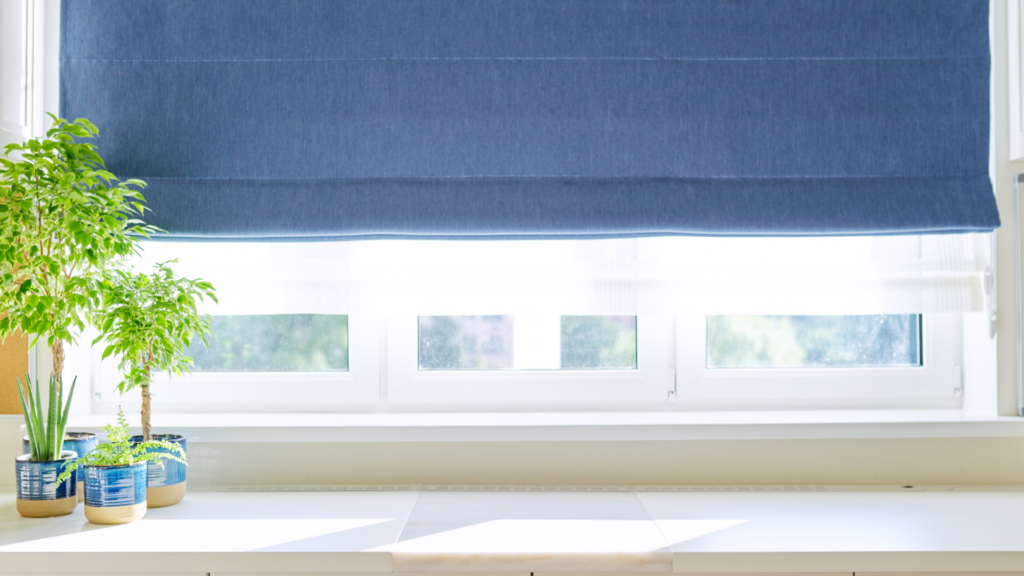 Blinds and blackout curtains are environment friendly.