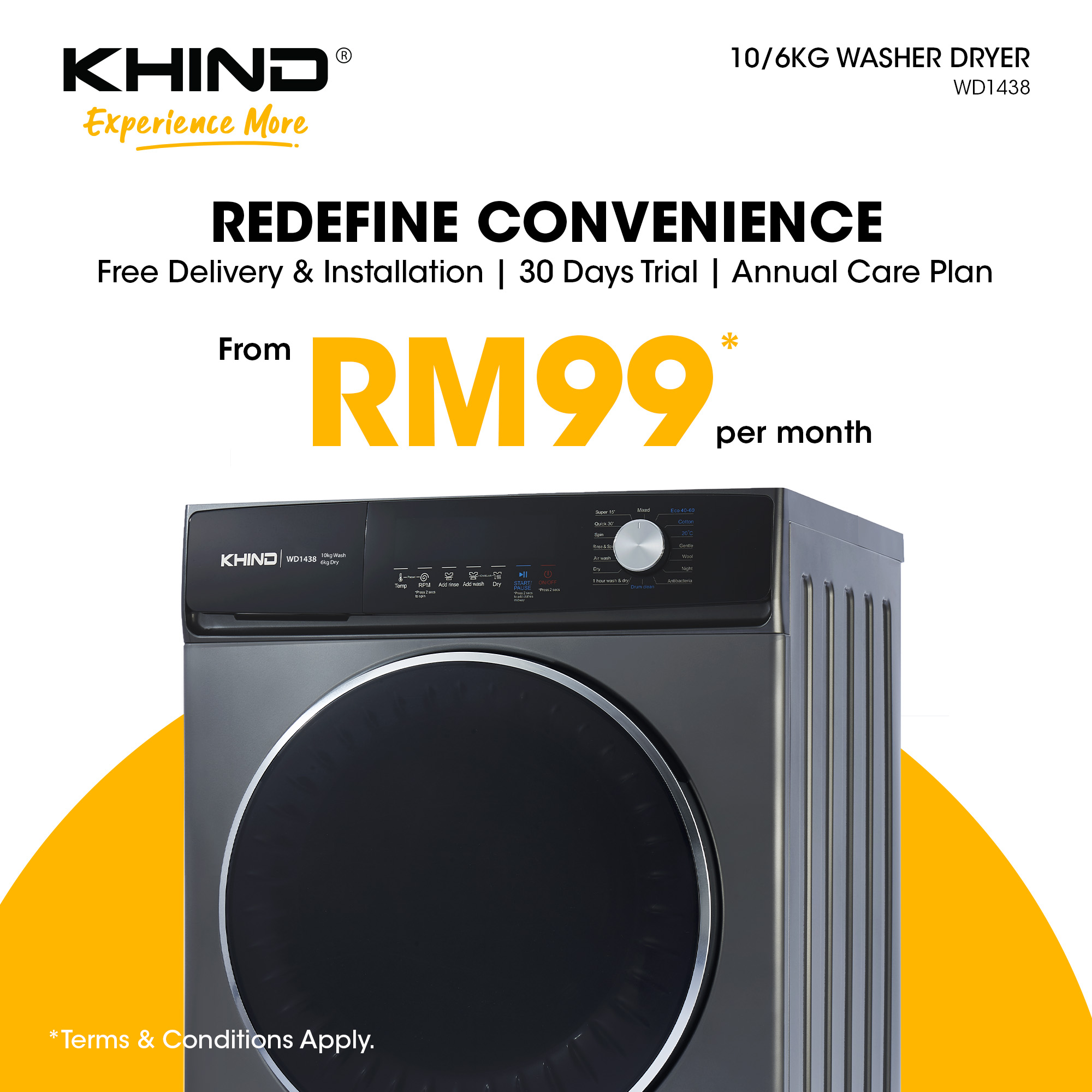 khind washer dryer