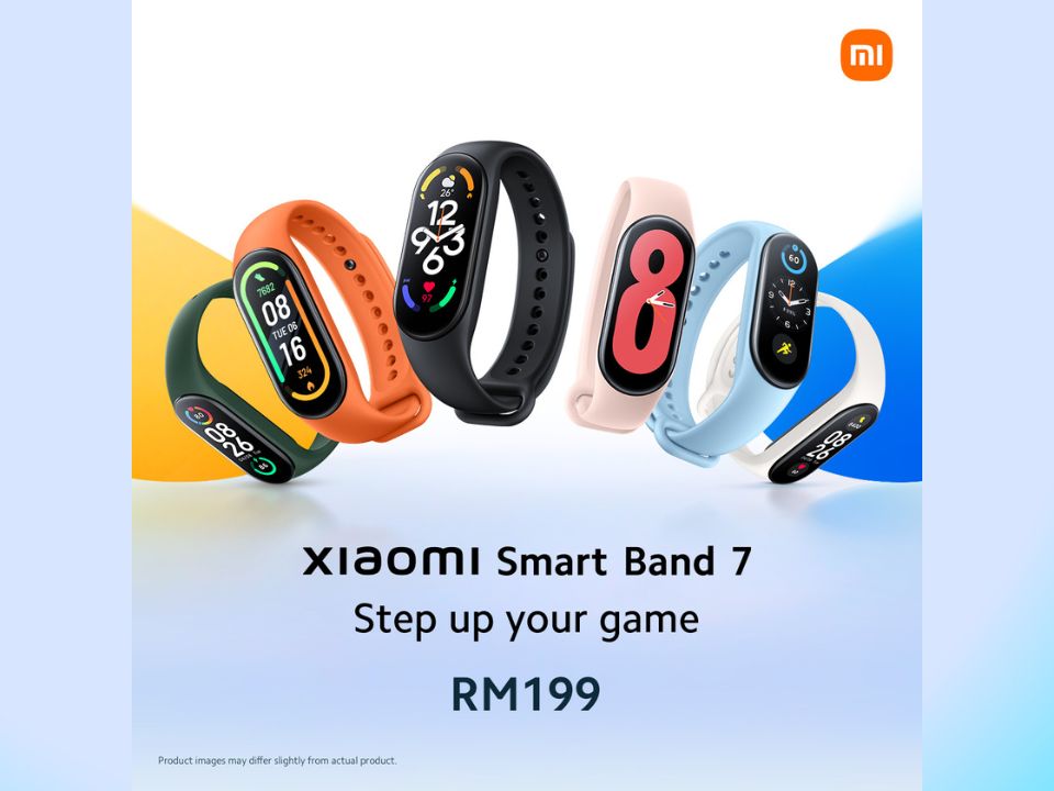 Step Up Your Game with Xiaomi Smart Band 7 six colours and four 