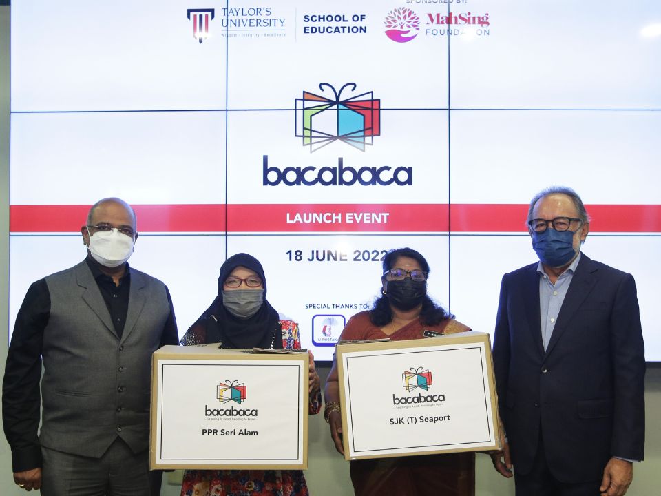 The launching of Projek BacaBaca