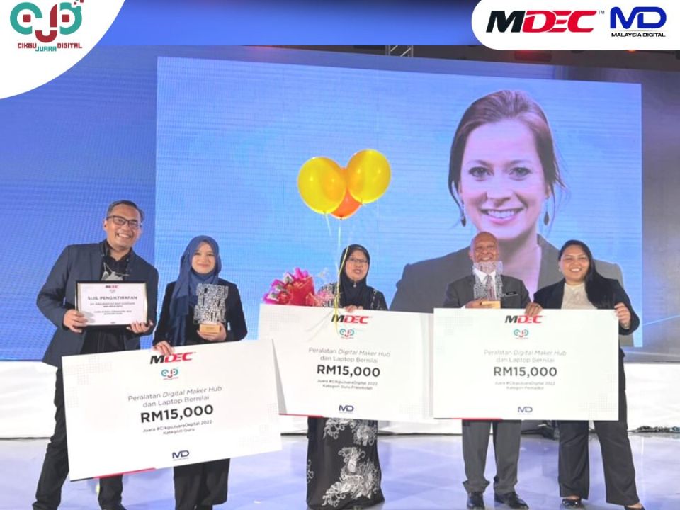 The Winners Of MDEC #CikguJuaraDigital 2022