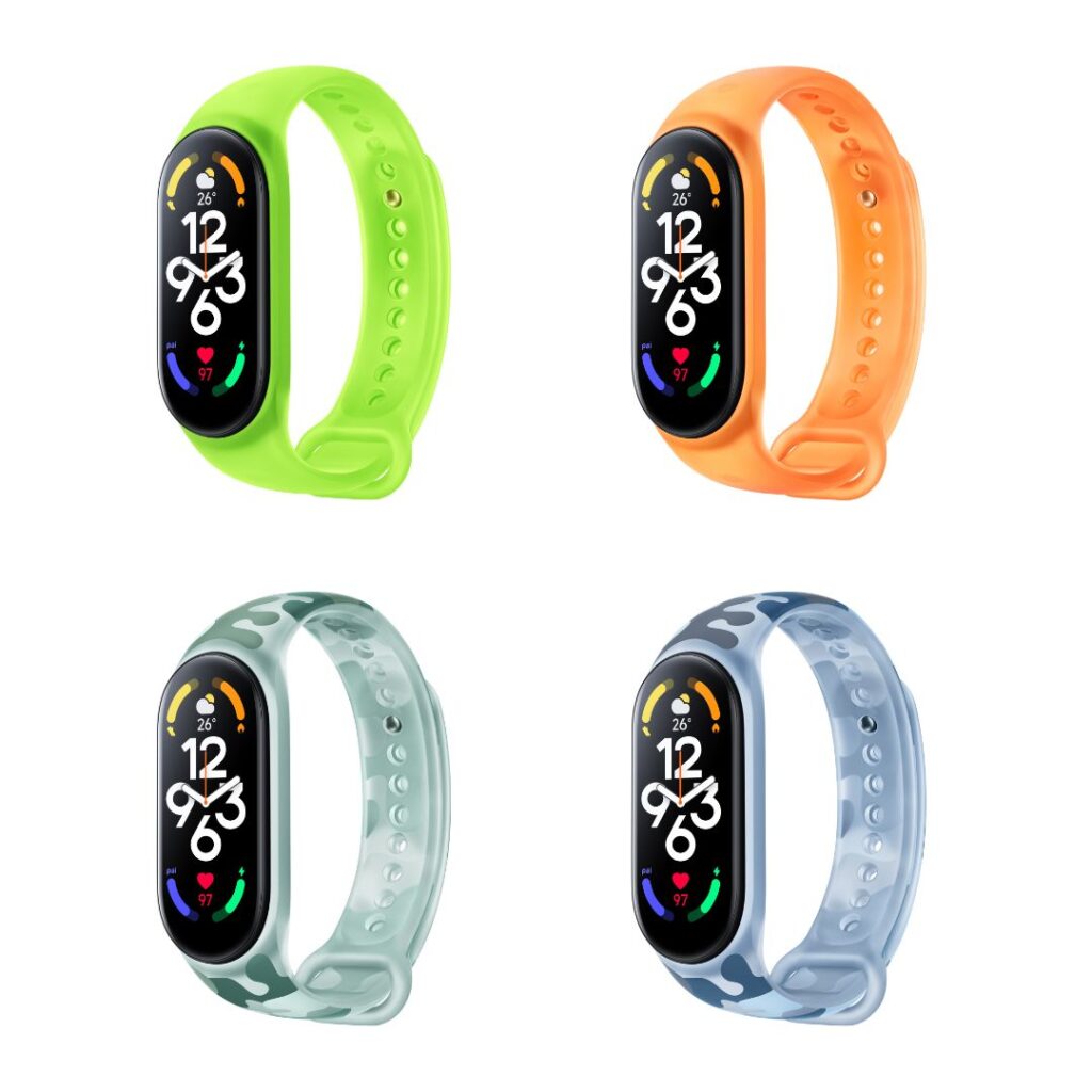 Step Up Your Game with Xiaomi Smart Band 7 four exclusive colours