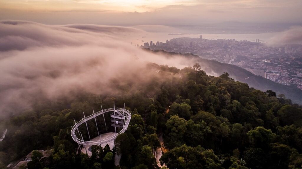 Bukit Bendera Pulau Pinang Aerial View