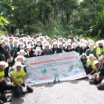 MR.DIY Malaysia Cares volunteers at the 24-hour Gutta Percha Tree Planting programme