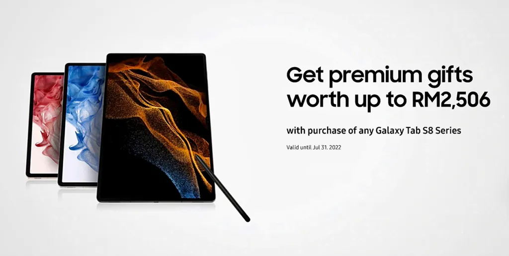 Galaxy Tab S8 series Promotion