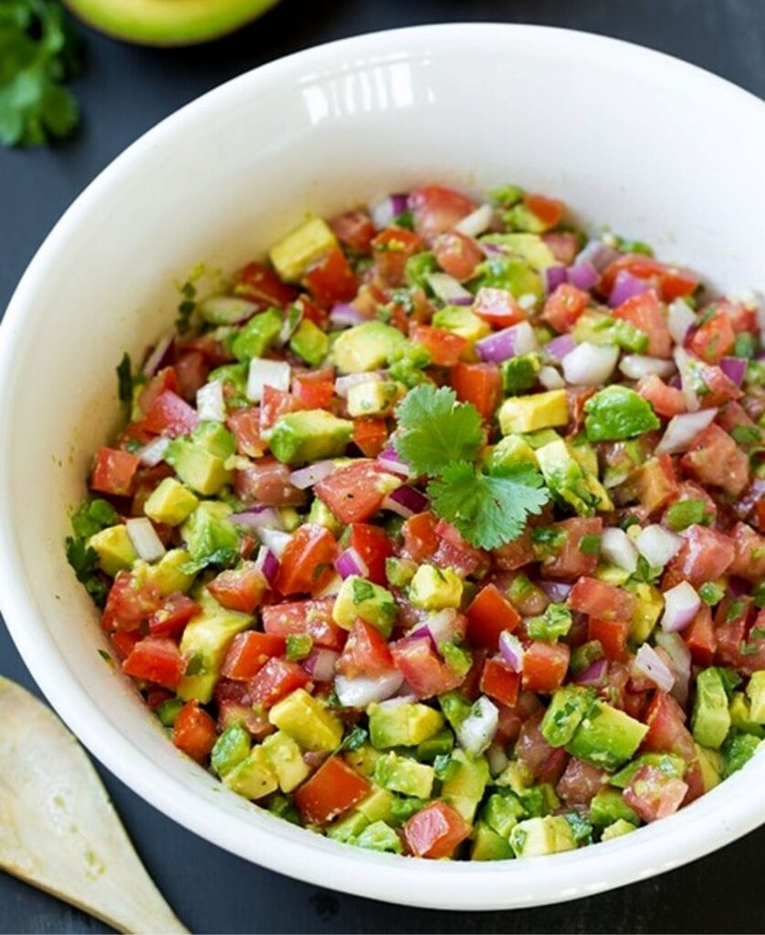 Avocado Tomato Salsa - Healthy options and low sweet recipes by RiseMalaysia