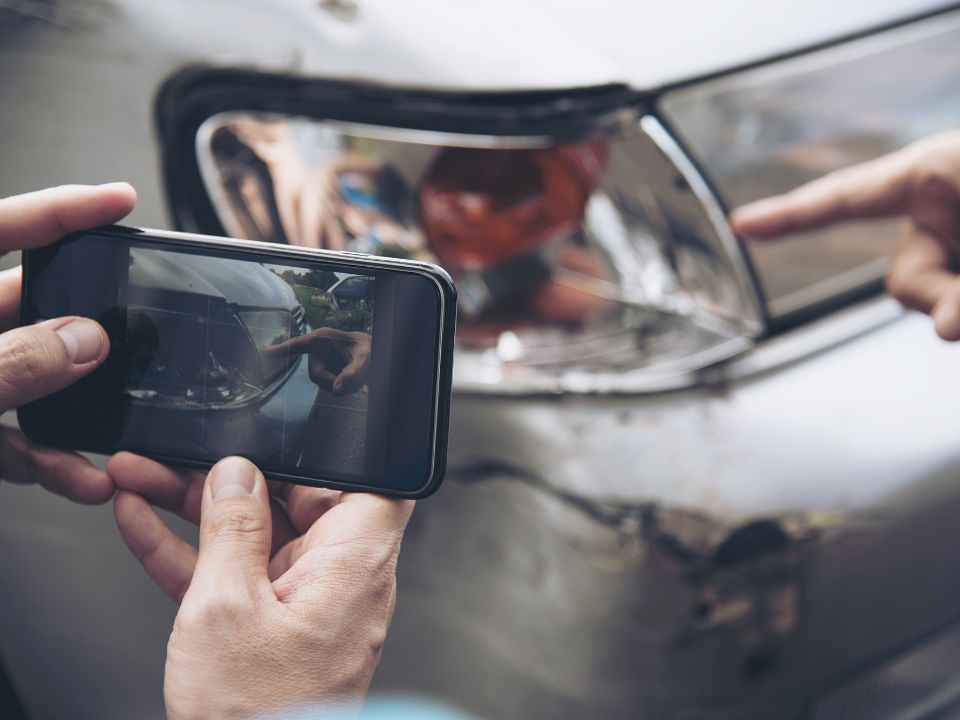 Take photos - Steps to take after a car accident