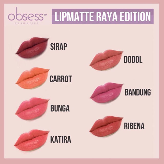 Malaysian Makeup BrandsLipmatte Raya Edition