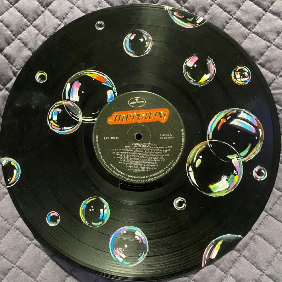 Customised Vinyl Record Display