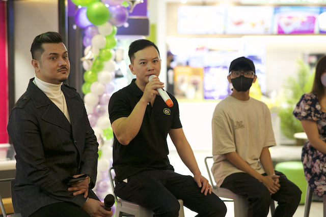 Dr. Blake attends the opening of the 100th CU mart at Mid Valley