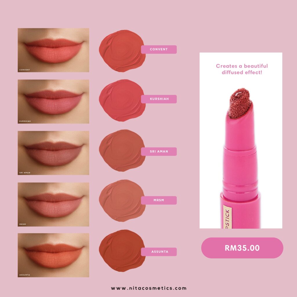 Malaysian Makeup BrandsPuff Pen Velvet Matte Lipstick